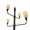 Limited Edition Bronze and Opaline Chandelier 74729