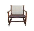 Pair French Rattan Arm Chairs 27747