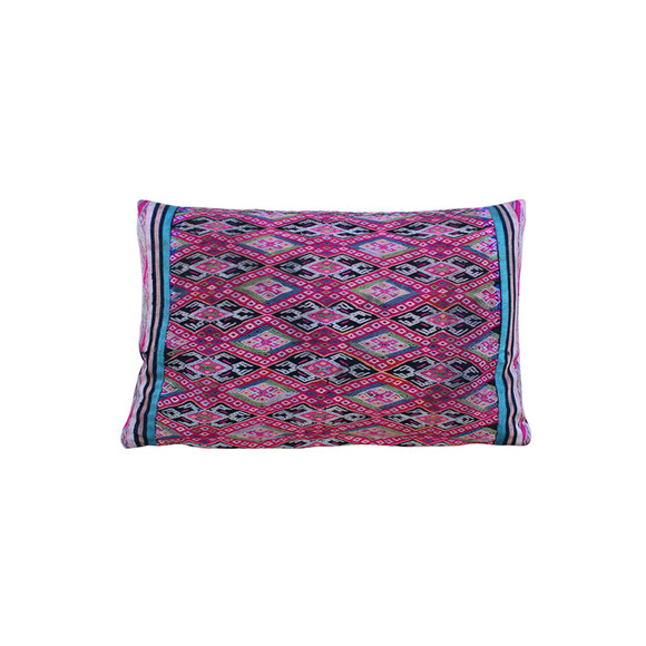 Antique Embroidery Textile Pillow 23383