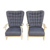 Pair of Guillerme & Chambron Arm Chairs 33307