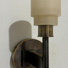 Lucca Studio Pair of Georgie Alabaster and Bronze Sconces 77761