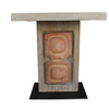 Limited Edition Oak and Ceramic Element Side Table 25746