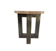 Lucca Limited Edition Table: oak with patinated brass 19377