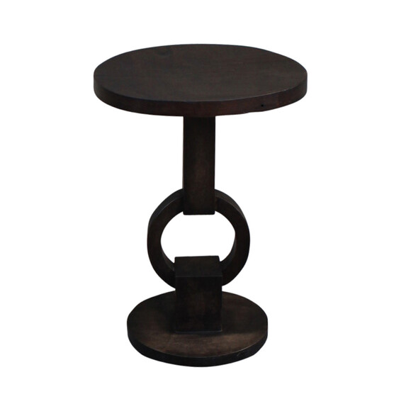 Limited Edition Ebonized Wood Side Table 23629