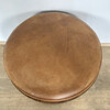 Lucca Studio Douglas Oak and Leather Top Ottoman/Stool 56464