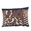 Vintage Indonesian Batik Textile Pillow 19491