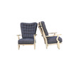 Pair of Guillerme & Chambron Arm Chairs 33307