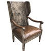 French 19th Century Wing Back Arm Chair 28963