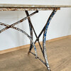 French 19th Century Iron with Marble TopTable 74177