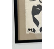 Danish Modernist Ink Wall Art 72036