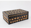Highly Decorative Large Porcupine Quill Box 64100