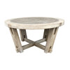 Lucca Studio Dider Round Coffee Table ( Cement top) 60560