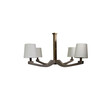 Limited Edition Oak Arm and Brass Chandelier 32141