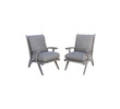 Pair of French Oak Lounge Chairs 26315