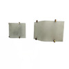 Pair of French Glass and Bronze Sconces 73482