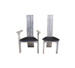 Pair French Architectural Chairs 26221