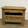 French 1960's Solid Oak Nightstand 74390