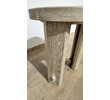 Lucca Studio Miles Oak and Bronze Side Table 66278