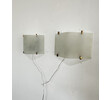 Pair of French Glass and Bronze Sconces 74179