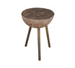 Limited Edition Primitive Wood Side Table 28078