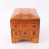 English 19th Century Inlaid Wood Box 59347