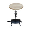 Limited Edition Side Table With Hand Wrought 