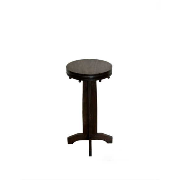 Limited Edition Walnut Deco Side Table 73124