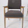 Set of (6) French Oak Dining Chairs 20197