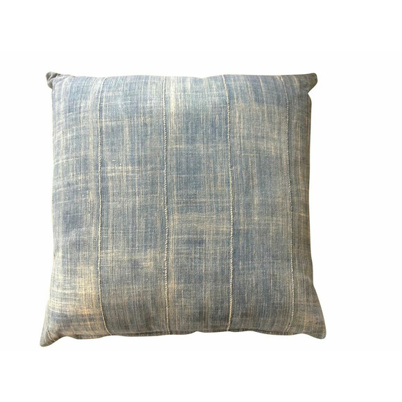 Vintage Indigo Textile Pillow 19577