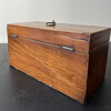 Antique Swedish Yew Wood Box 70416