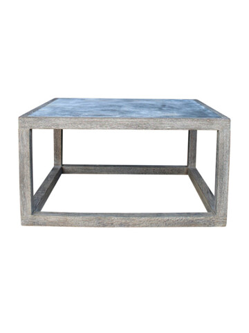 Limited Edition Oak and Zinc Coffee Table Cube 52160