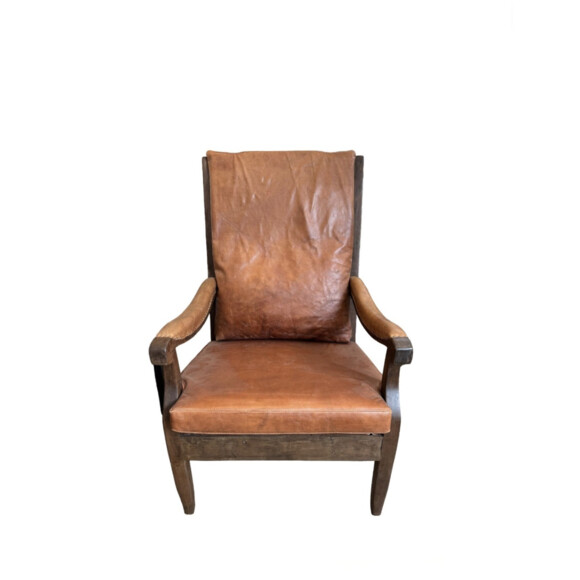 Danish Leather Arm Chair 74528