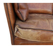 1970's Saddle Leather Roche Bobios Sofa 20675