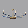 Limited Edition Vintage Murano Glass and Oak Chandelier 27269