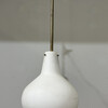 Danish Mid Century Opaline Glass Pendant 73984