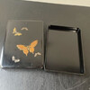 Vintage Japanese Makie Lacquer Box with Butterflies 60360
