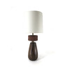 Unique Vintage Wood and Ceramic Lamp 53898