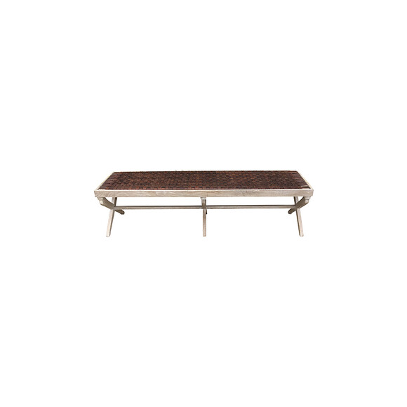 Sadie Bench (Brown Leather) 29553