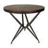 Limited Edition Iron Base and Wood Top Side Table 32559