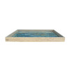 Limited Edition Oak And Vintage Italian Marbleized Paper Tray 32355