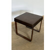 Lucca Studio Vaughn (stool) of black leather top and base 74807