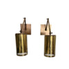 Vintage Danish Brass Sconces 78488