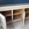 19th Century French Oak Sideboard Cement Top and Doors 73675