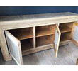 19th Century French Oak Sideboard Cement Top and Doors 73675