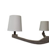 Limited Edition Oak Arm and Brass Chandelier 32141