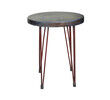 Limited Edition Iron French Hairpin Element Base Side Table 27661