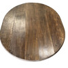 Limted Edition Oval 18th Century Walnut Top on Ebonized  Walnut Base 73655