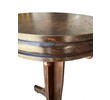 Limited Edition Walnut Deco Side Table 73479