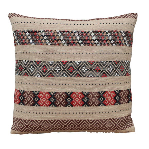 Vintage Indonesian Embroidery Textile Pillow 20584