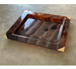 French Faux Tortoise Lucite Tray 73120